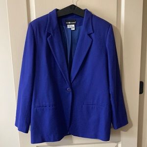 Sag Harbor Royal blue Wool Blazer size 16